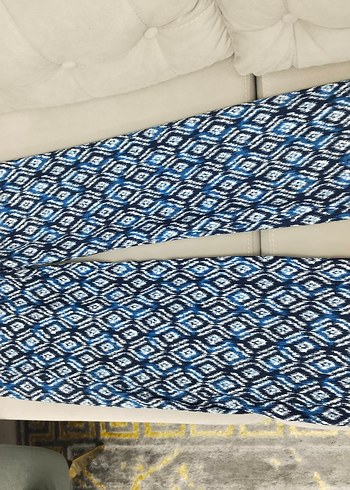 Mavi Bağlama Desenli pantalon - Görsel 3