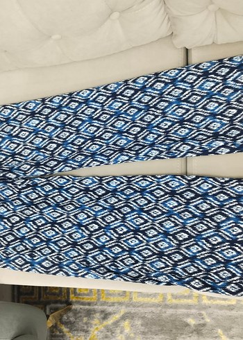 Mavi Bağlama Desenli pantalon - Görsel 5