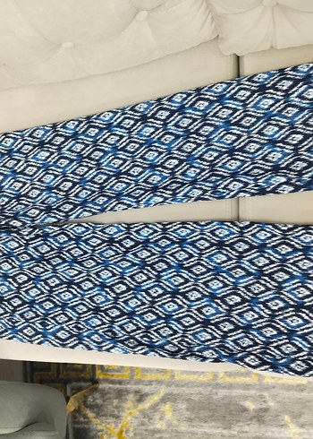 Mavi Bağlama Desenli pantalon - Görsel 2