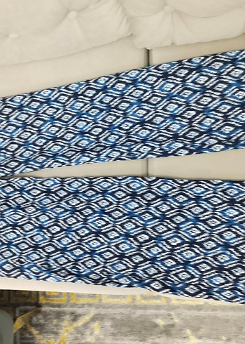 Mavi Bağlama Desenli pantalon - Görsel 4