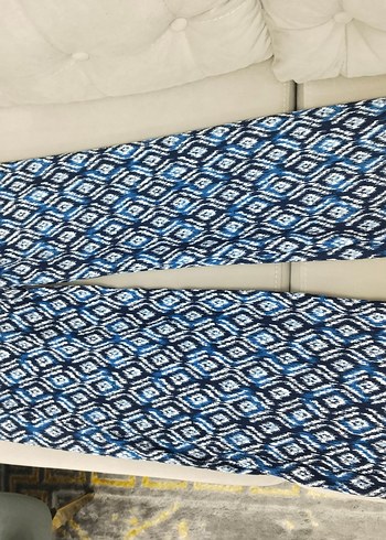 Mavi Bağlama Desenli pantalon - Görsel 6