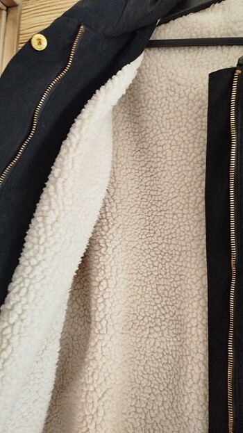 Siyah parka - Görsel 4