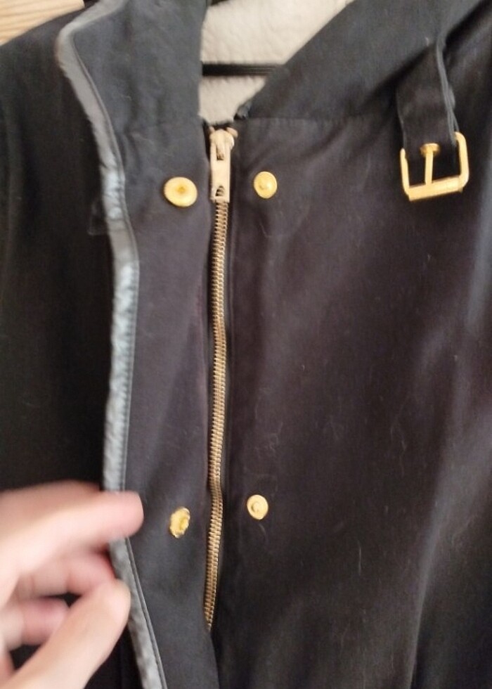 Siyah parka - Görsel 3