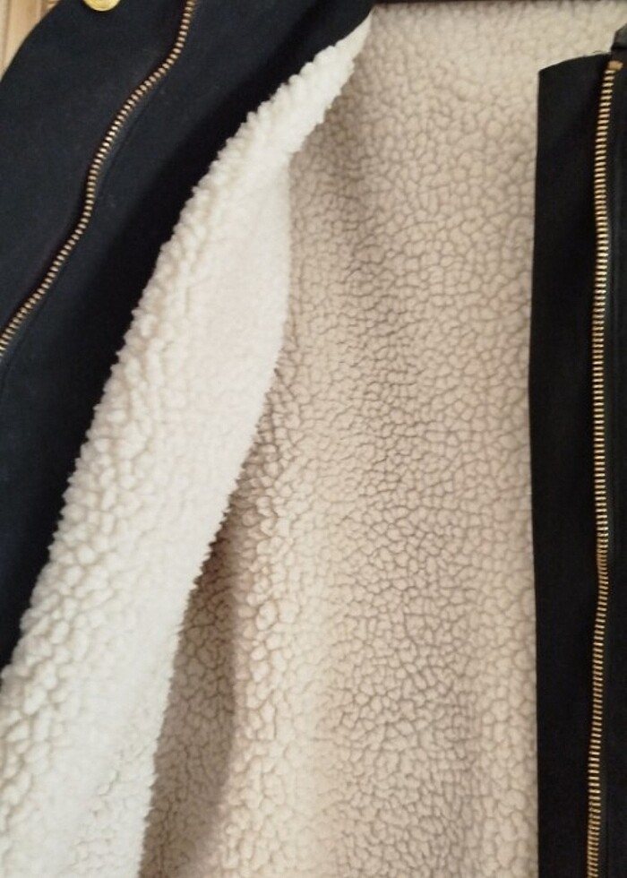 Siyah parka - Görsel 4