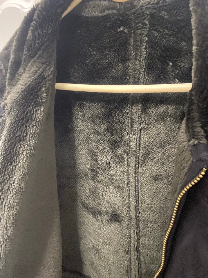 Kadın Gri Midi Boy Suni Kürk Detaylı Kaban - Görsel 2