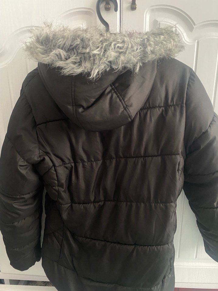 Gri Fermuarlı Kadın Kışlık Mont - Görsel 3