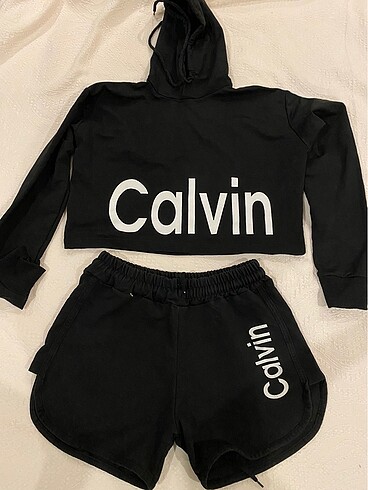 Calvin Klein Crop Takım