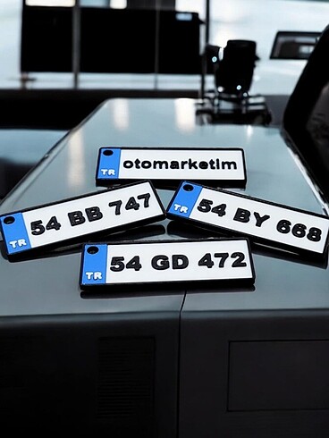 Plaka anahtarlık