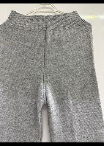 Gri Kadın Rahat Kesim triko Eşofman - Görsel 4