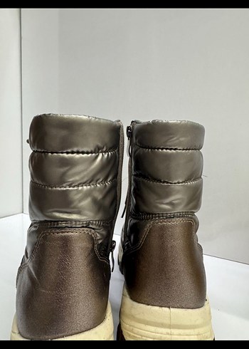 Kar botu Metalik kahve  Kadın Bot - Görsel 3