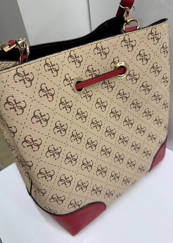 Gues Kırmızı krem  Kadın Omuz Çantası - Görsel 5