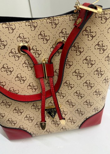 Gues Kırmızı krem  Kadın Omuz Çantası - Görsel 3