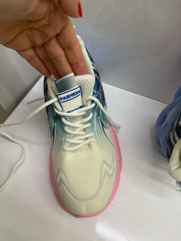 Bağcıklı Renkli Bağcıklı Spor Ayakkabı - Görsel 4