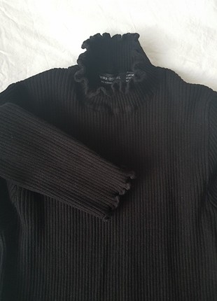 m Beden siyah Renk BERSHKA SİYAH TRİKO ELBİSE