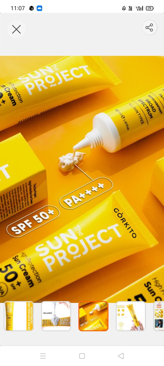 Yüksek Koruma Güneş Kremi SPF 50+ 40ml - Görsel 3