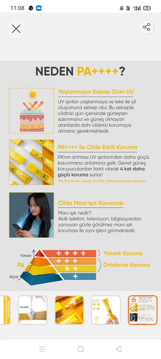 Yüksek Koruma Güneş Kremi SPF 50+ 40ml - Görsel 4