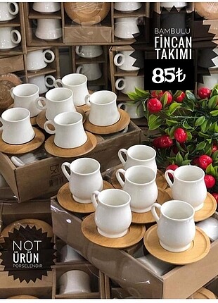 Bambulu fincan takımı 