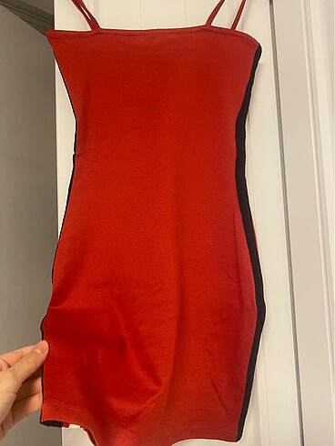 H&M kırmızı elbise