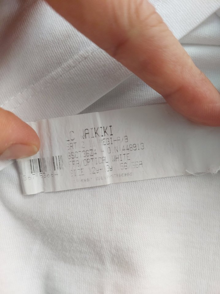 Beyaz Kız Çocuk Kolsuz Tshirt - Görsel 2