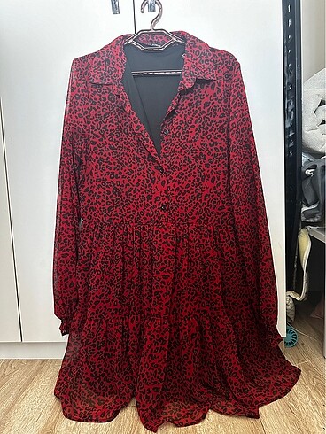 Bordo elbise