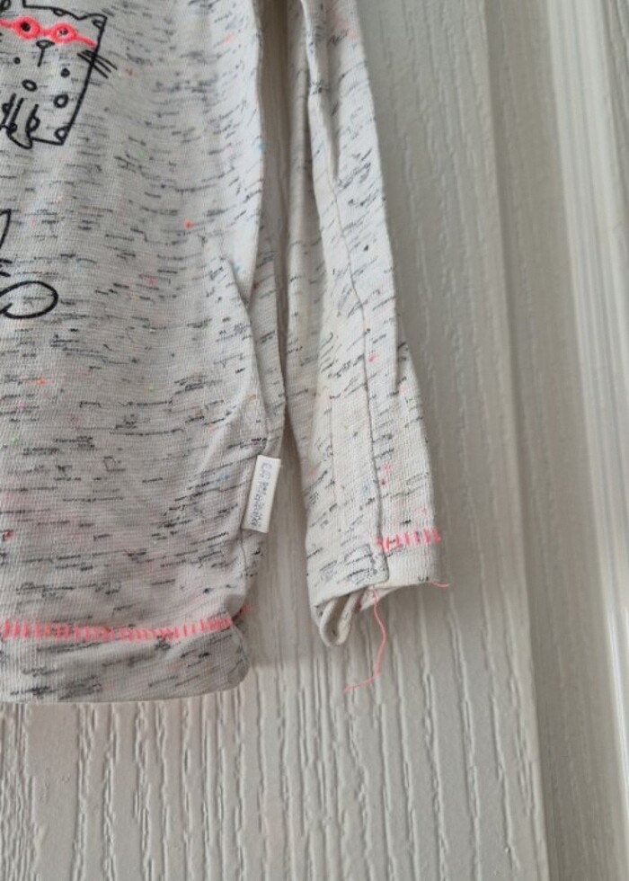 Kız çocuk için uzun kollu tişört  - Görsel 5