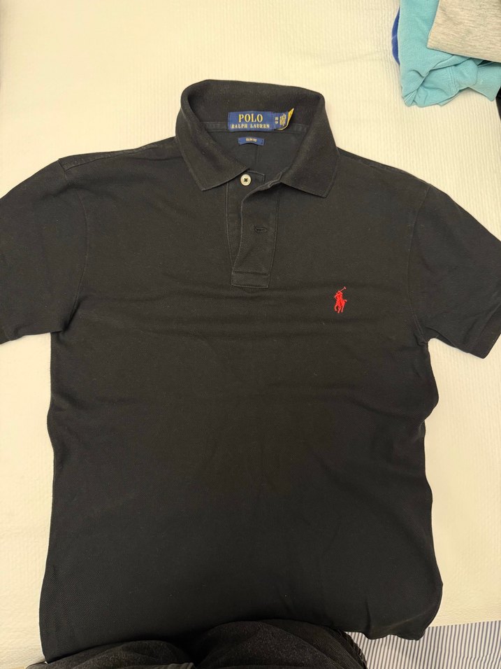 Ralph Lauren Siyah Kısa Kollu Polo Tişört - Görsel 3