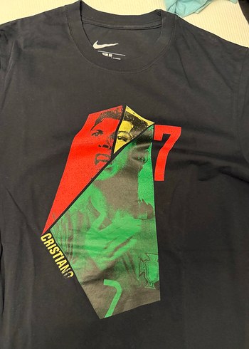 Erkek Siyah Baskılı Kısa Kollu Tişört - Görsel 2