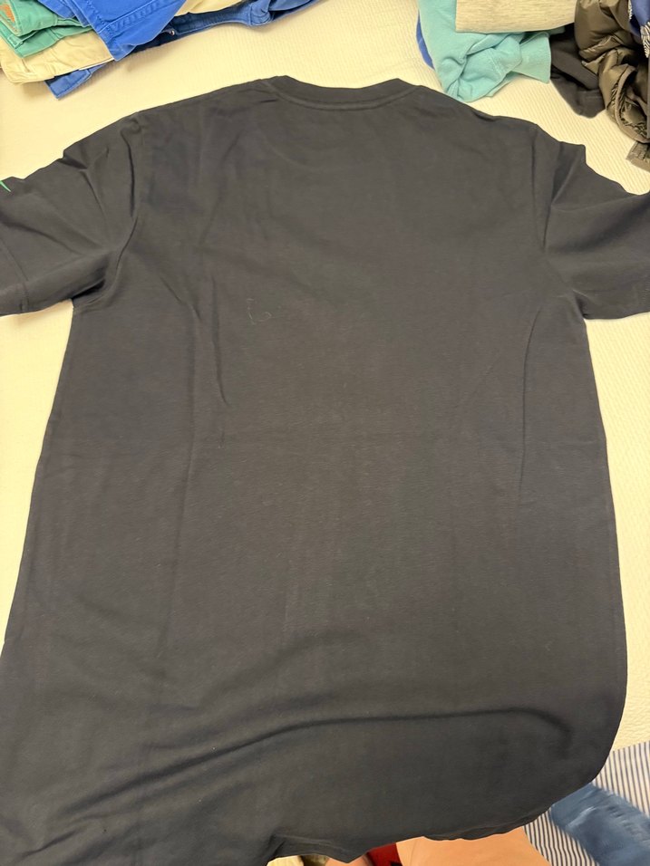 Erkek Siyah Baskılı Kısa Kollu Tişört - Görsel 5