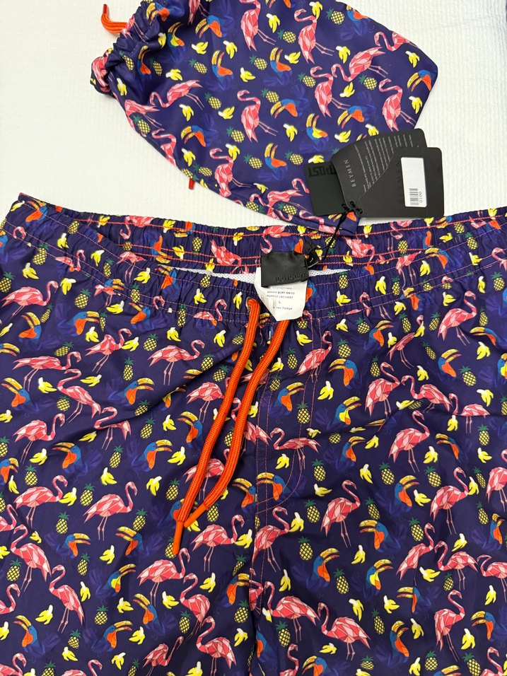 Renkli Desenli Erkek Mayo - Görsel 2