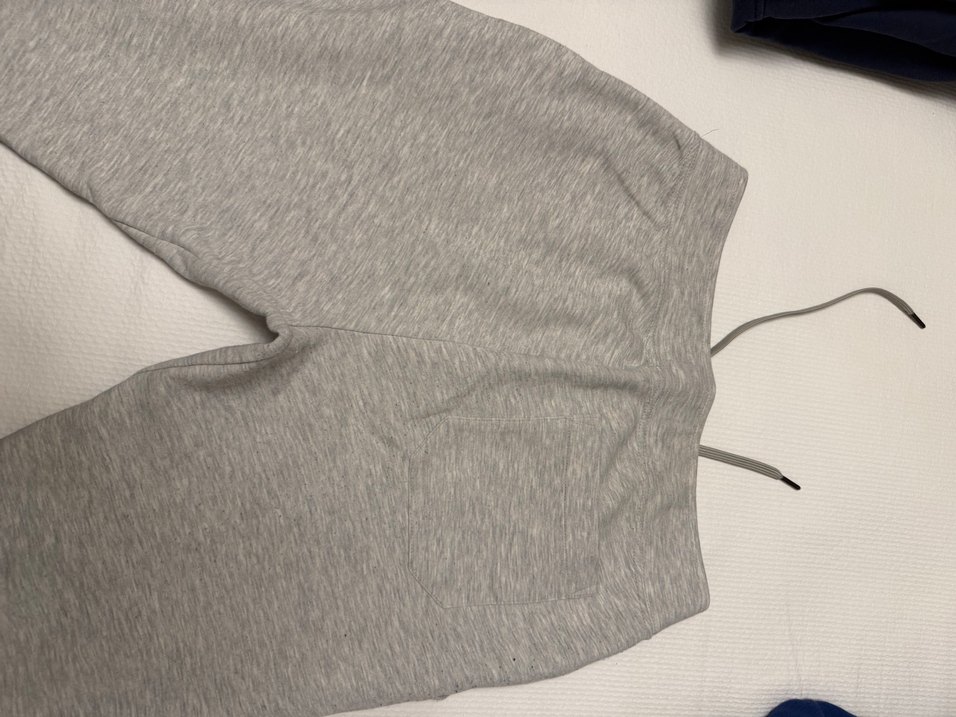 Ralph Lauren Gri Kadın Spor Eşofman Altı Fermuarlı - Görsel 5