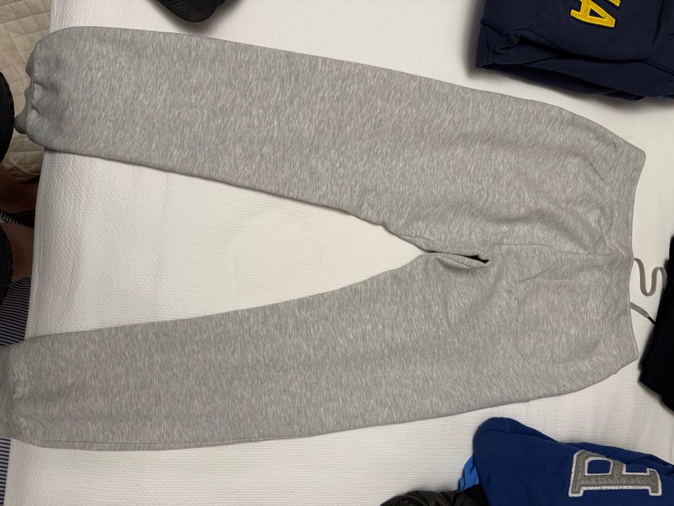 Ralph Lauren Gri Kadın Spor Eşofman Altı Fermuarlı - Görsel 4