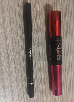 universal Beden siyah Renk Maybelline push up maskara 