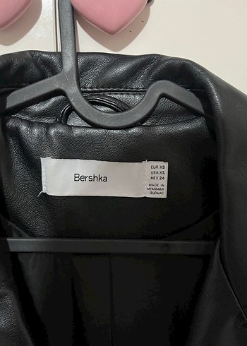 xs Beden siyah Renk Kadın Siyah Deri Biker Ceket