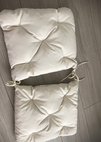 Ikea Bohem Beyaz Yumuşak Sandalye Minderi