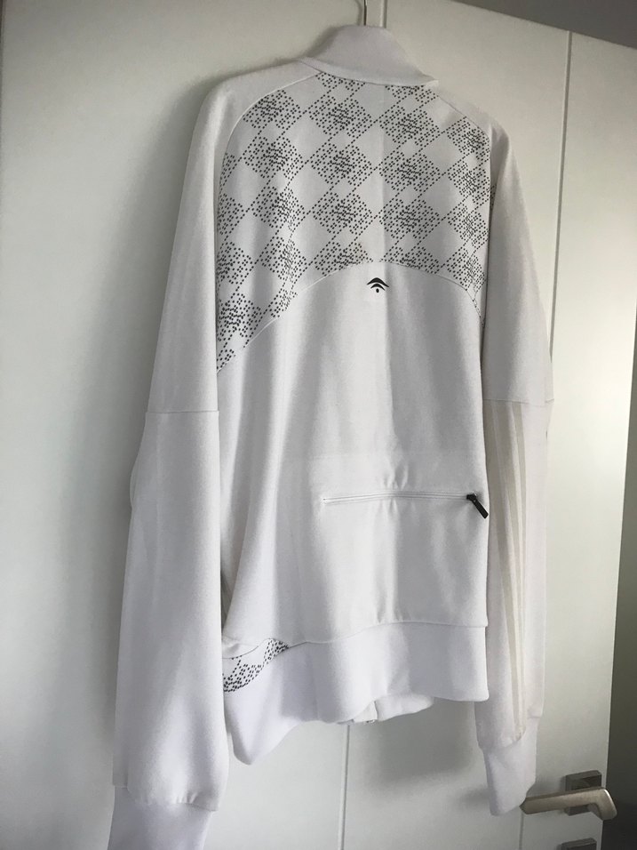 Kadın Beyaz Fermuarlı Uzun Kollu Ceket - Görsel 2