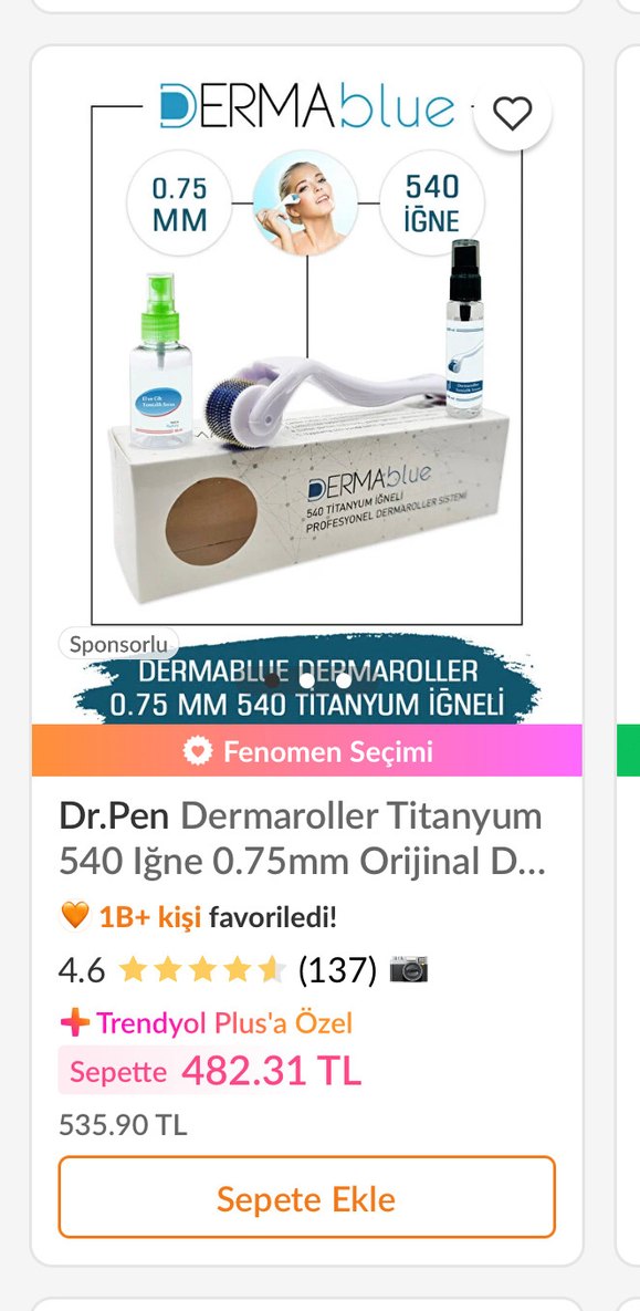 DermaBlue 540 Titanyum İğneli Dermaroller Sistemi - Görsel 4