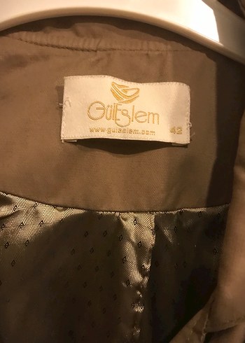 Bej Kemerli Uzun Kadın Trençkot - Görsel 5