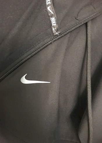 Siyah Fermuarlı Kadın Spor Ceket - Görsel 2