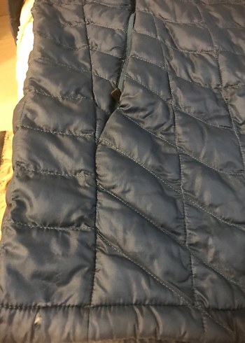 The North Face Mavi Fermuarlı kaz tüyü  Erkek Mont - Görsel 7