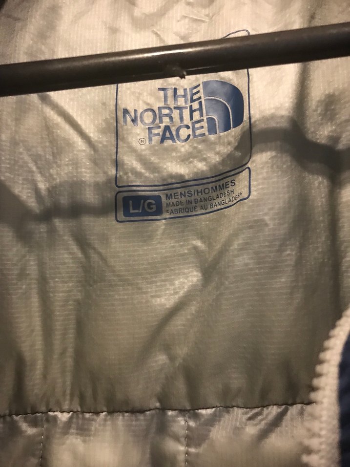 The North Face Mavi Fermuarlı kaz tüyü  Erkek Mont - Görsel 4