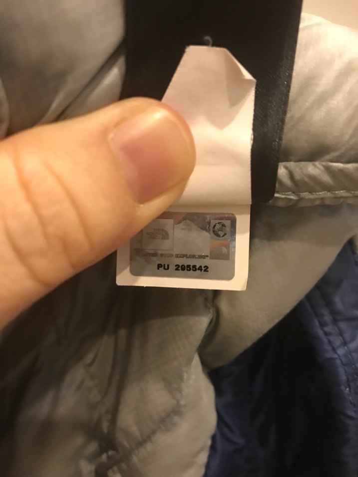 The North Face Mavi Fermuarlı kaz tüyü  Erkek Mont - Görsel 5