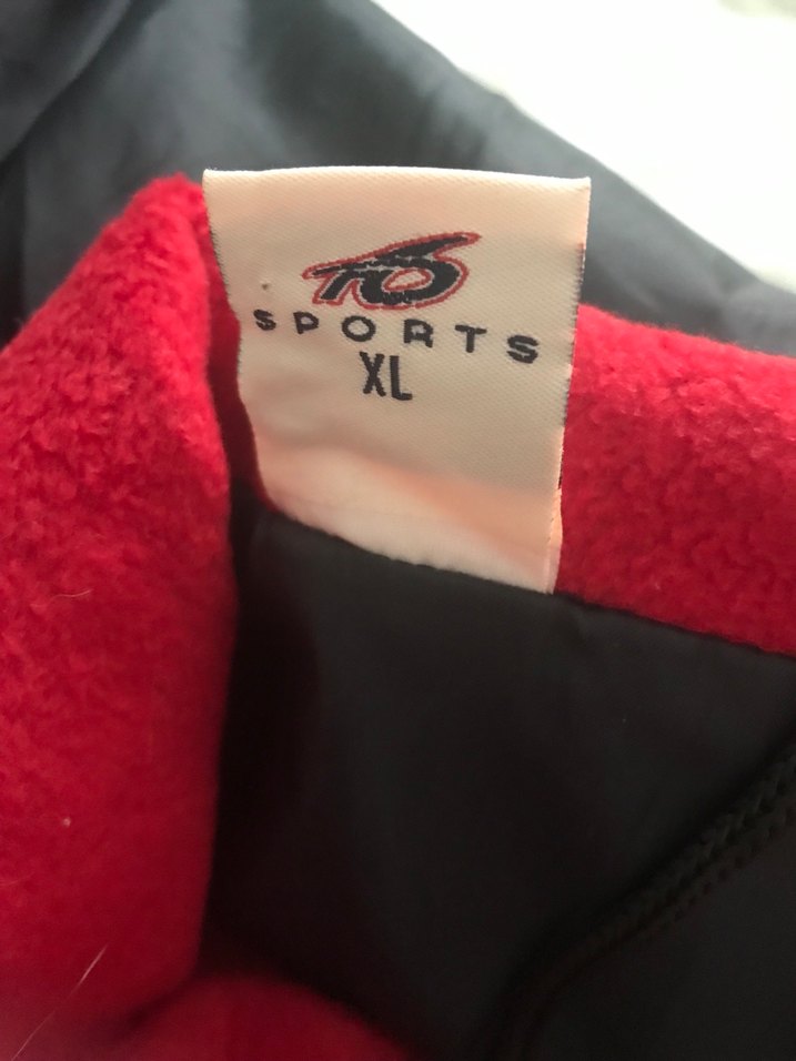 Kırmızı Fermuarlı Erkek Spor Rüzgarlık - Görsel 5