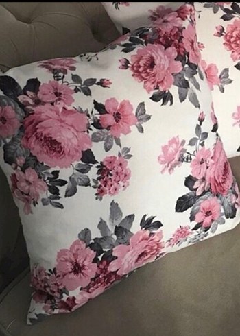 Pembe Çiçek Desenli Bohem Masa Örtüsü - Görsel 2