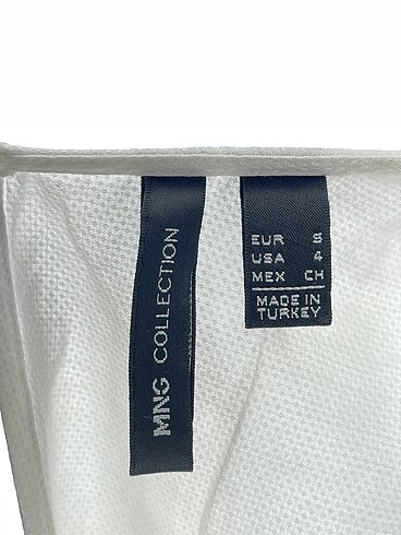 s Beden beyaz Renk Mango Bluz %70 İndirimli.