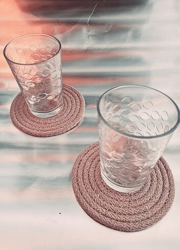 Koyu bej Bardak Altlığı Adet