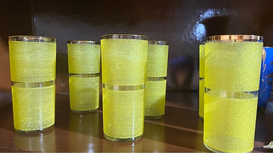  Beden Limonata bardağı antika