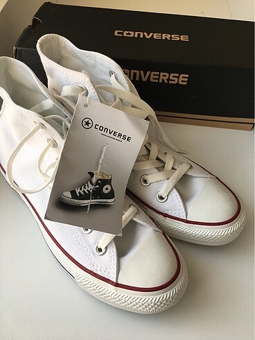 36,5 Beden beyaz Renk Beyaz converse