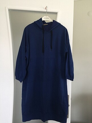 Lacivert sweatshirt tunik