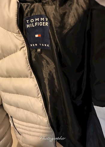 Tommy Hilfiger Gri Fermuarlı Erkek Mont - Görsel 2