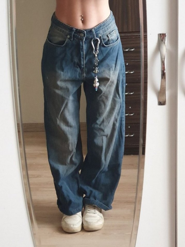 Baggy Düşük Bel Jeanler - Görsel 5